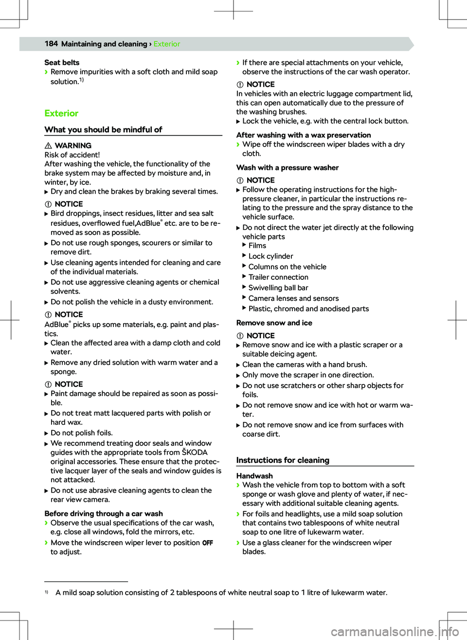SKODA KAMIQ 2021  Owner´s Manual �[�