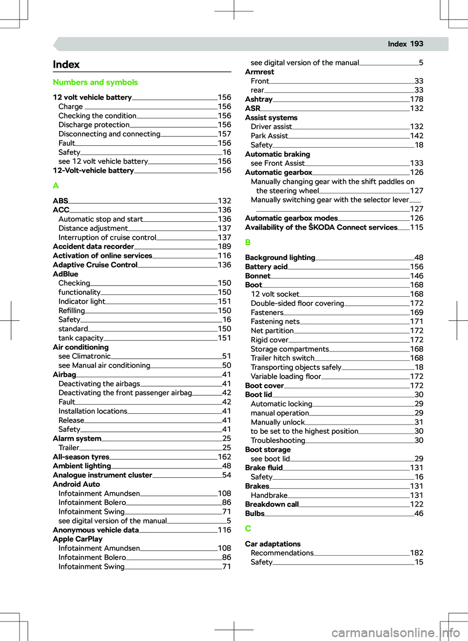 SKODA KAMIQ 2021  Owner´s Manual �-�n�