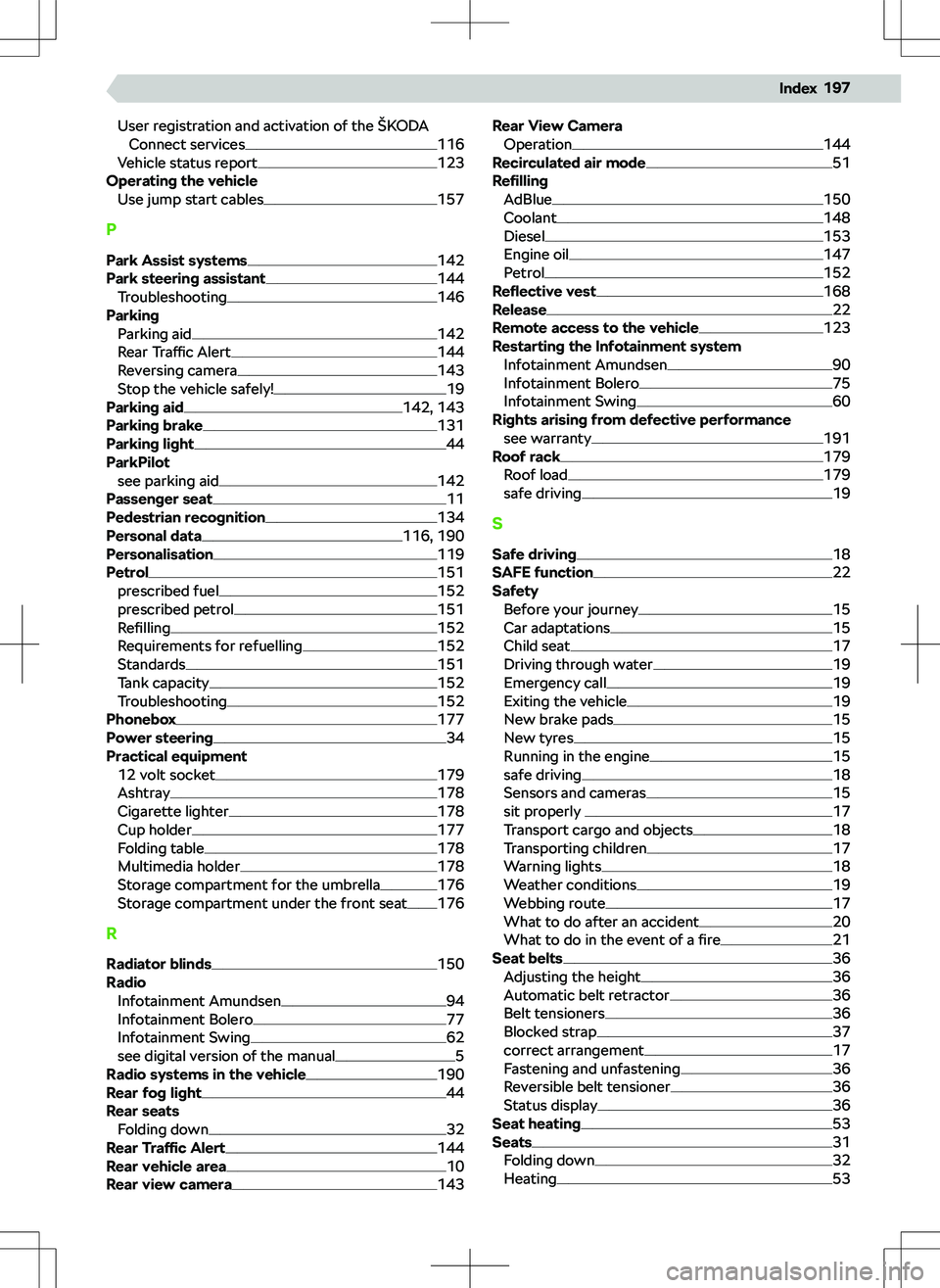 SKODA KAMIQ 2021  Owner´s Manual �g�