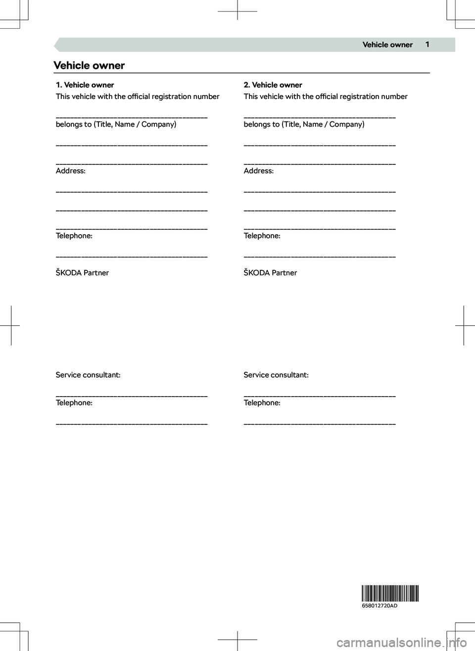 SKODA KAMIQ 2021  Owner´s Manual �V�