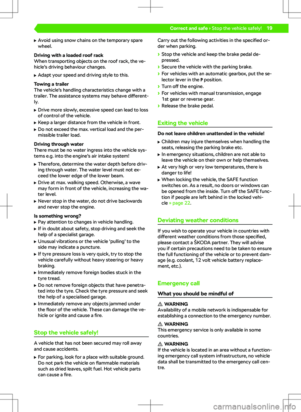 SKODA KAMIQ 2021  Owner´s Manual 