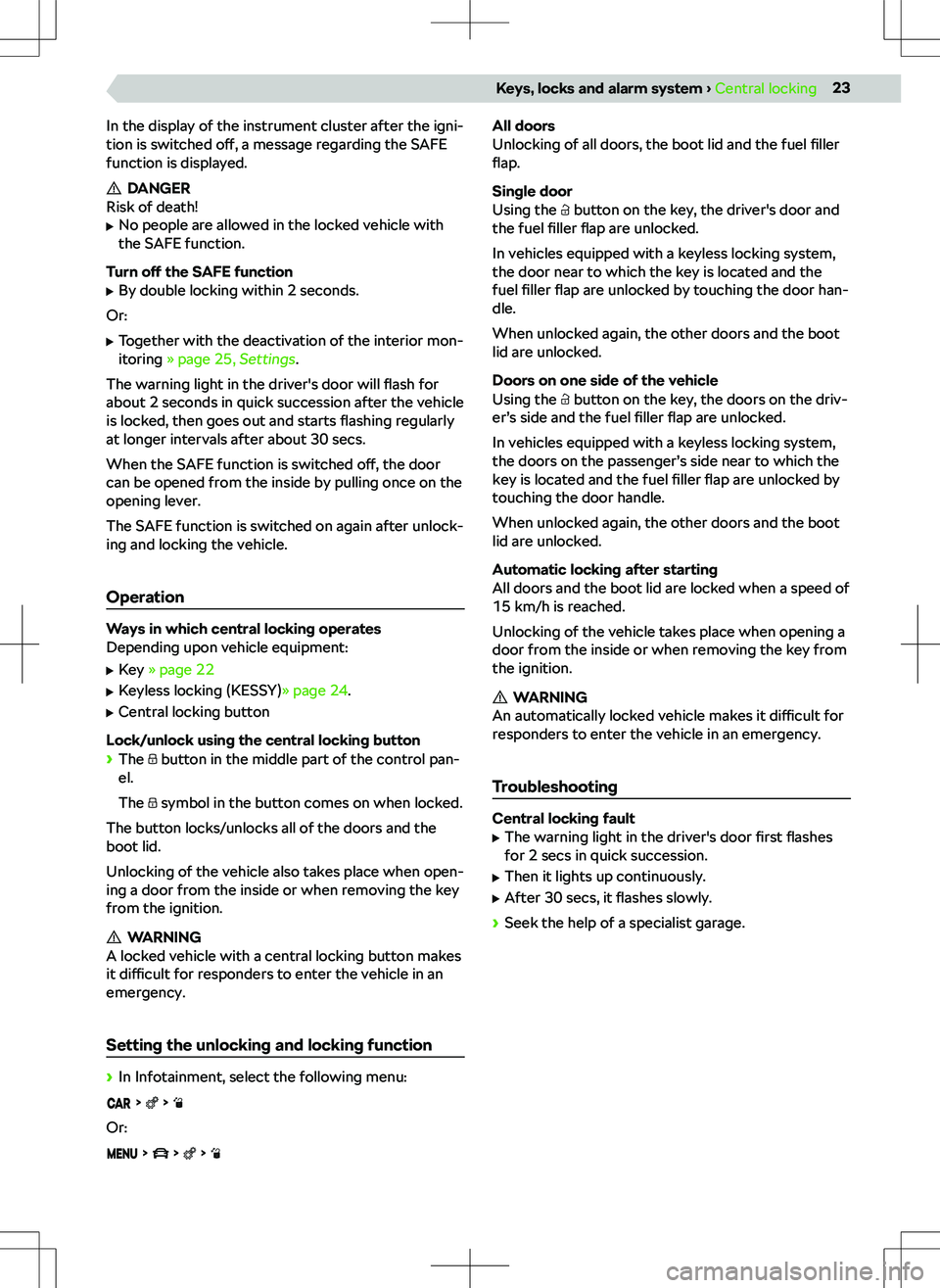 SKODA KAMIQ 2021  Owner´s Manual �-�n��