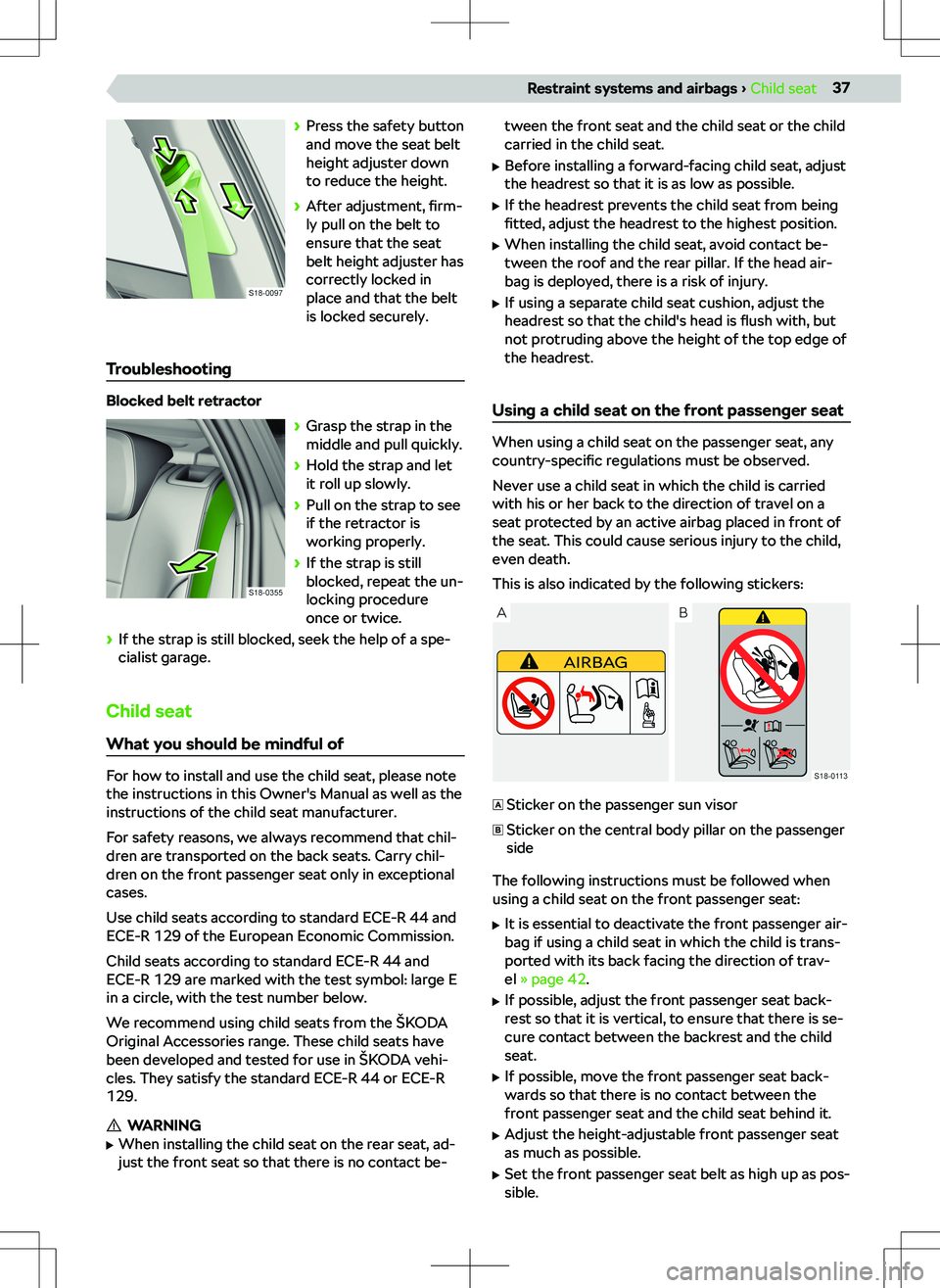 SKODA KAMIQ 2021  Owner´s Manual N�T�r�
