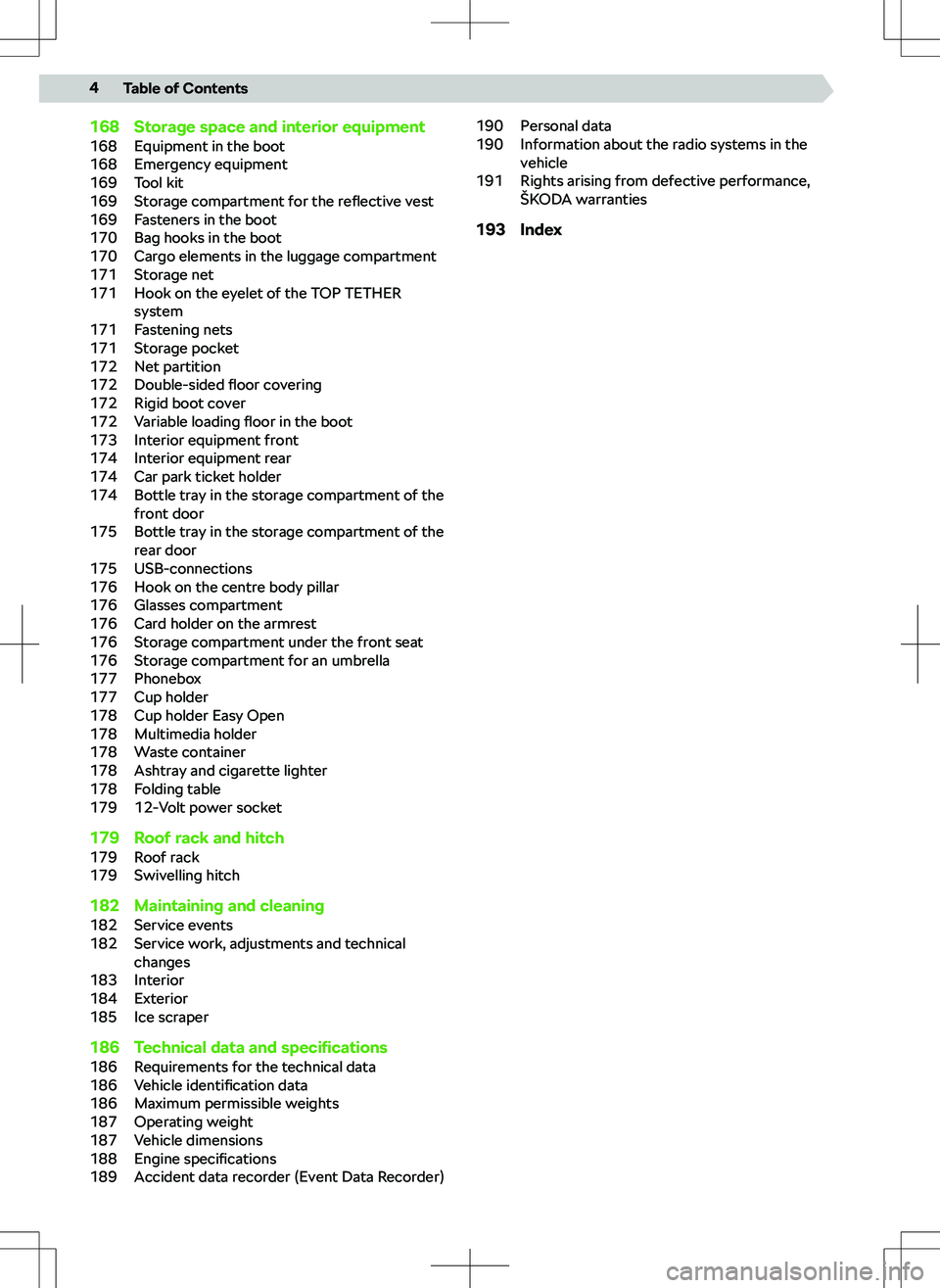 SKODA KAMIQ 2021  Owner´s Manual 