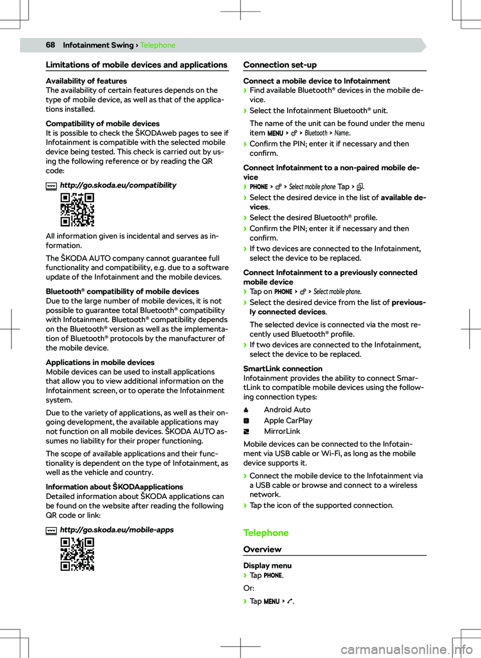 SKODA KAMIQ 2021  Owner´s Manual �<�