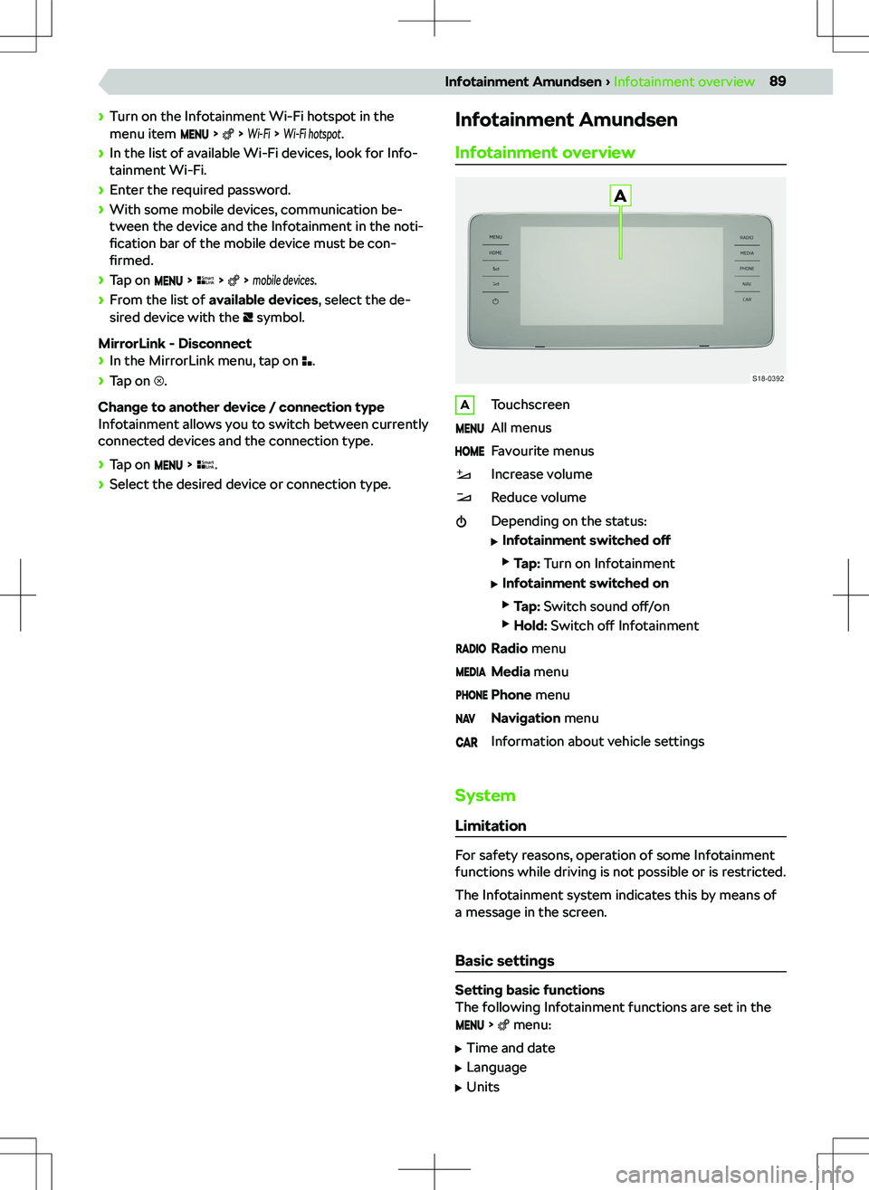 SKODA KAMIQ 2021  Owner´s Manual N�b�