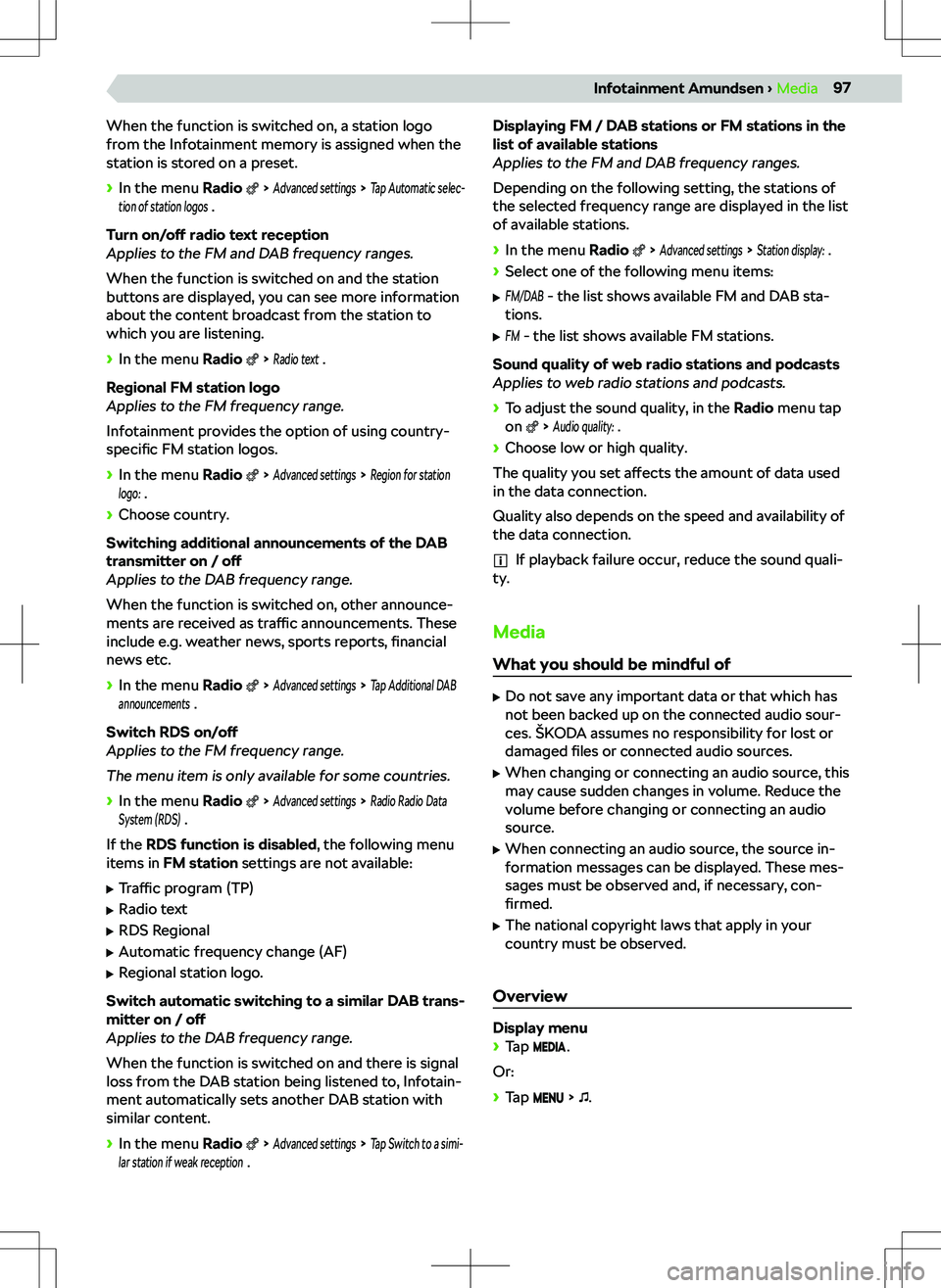 SKODA KAMIQ 2021  Owner´s Manual �W�