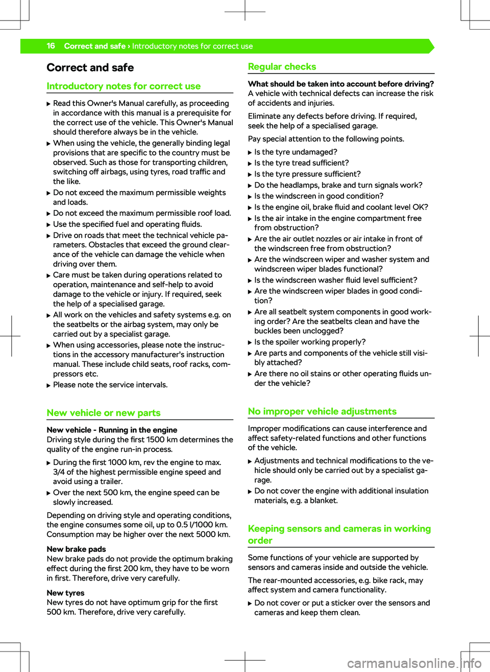 SKODA KAMIQ 2020  Owner´s Manual Correct and safeIntroductory notes for correct use
