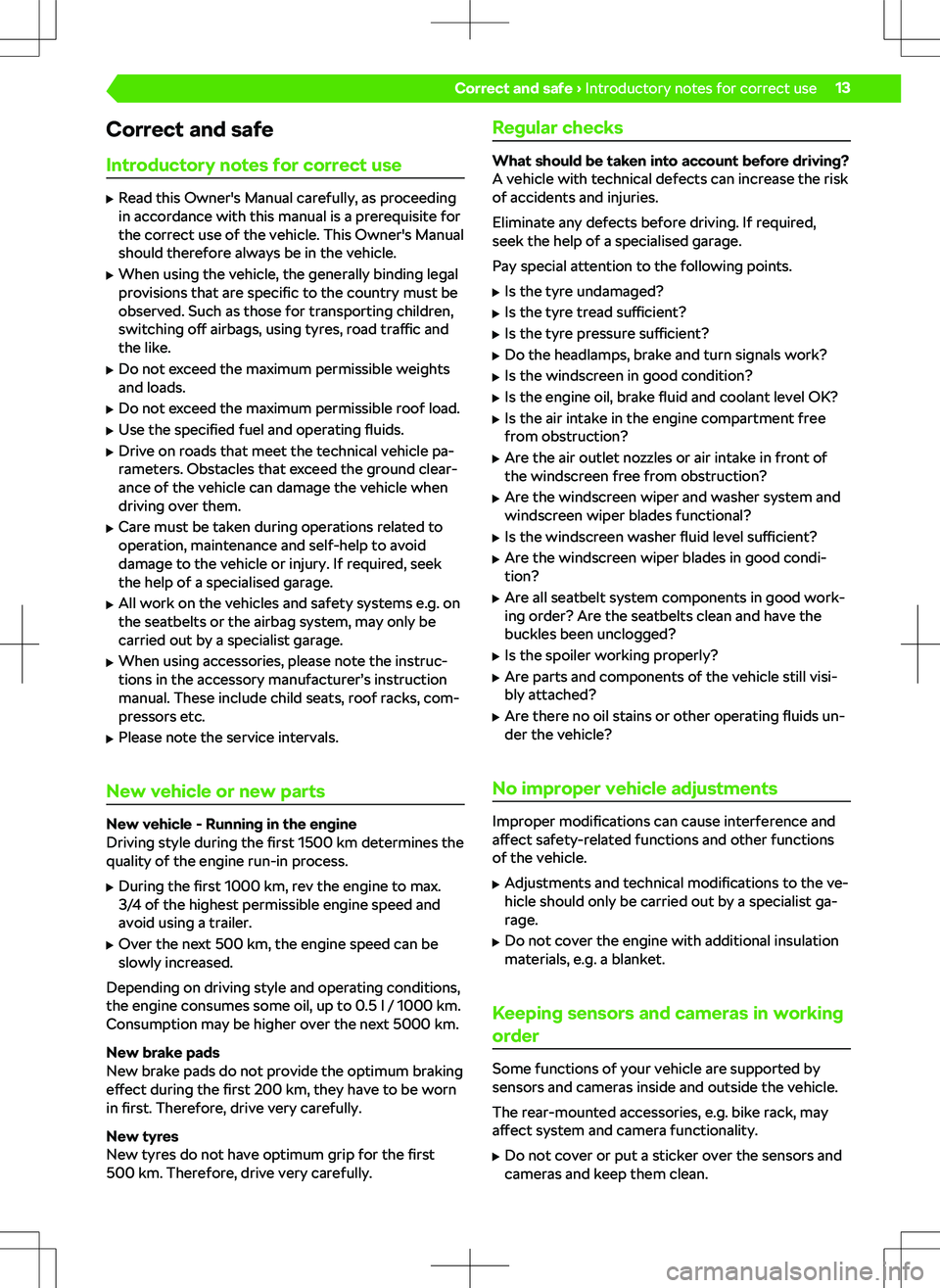 SKODA KAMIQ 2019  Owner´s Manual Correct and safeIntroductory notes for correct use
