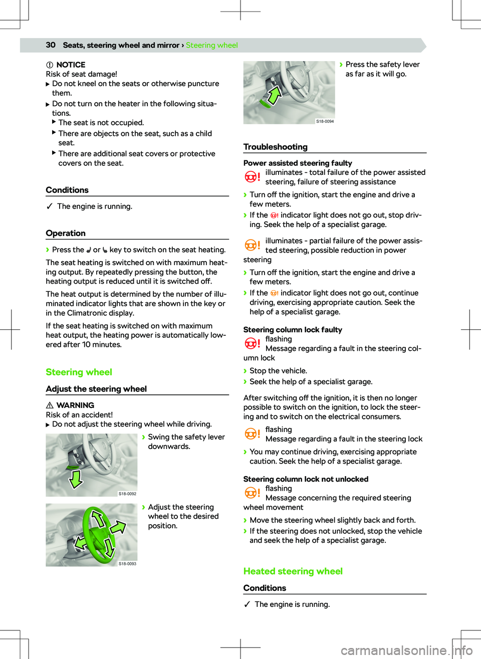 SKODA KAMIQ 2019  Owner´s Manual NOTICE
Risk of seat damage!
