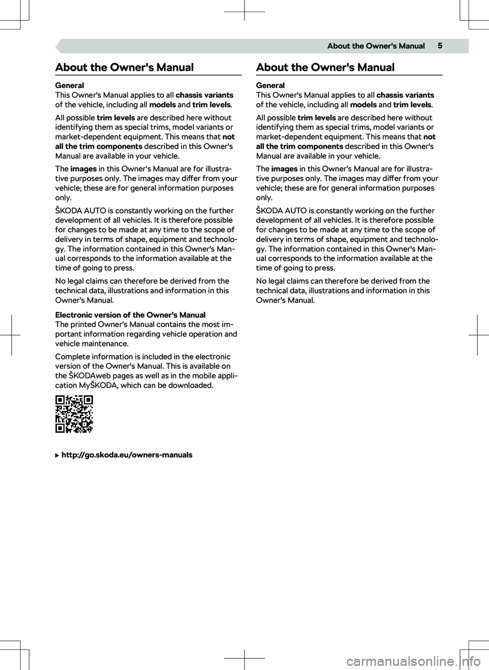SKODA KAMIQ 2019  Owner´s Manual About the Owner