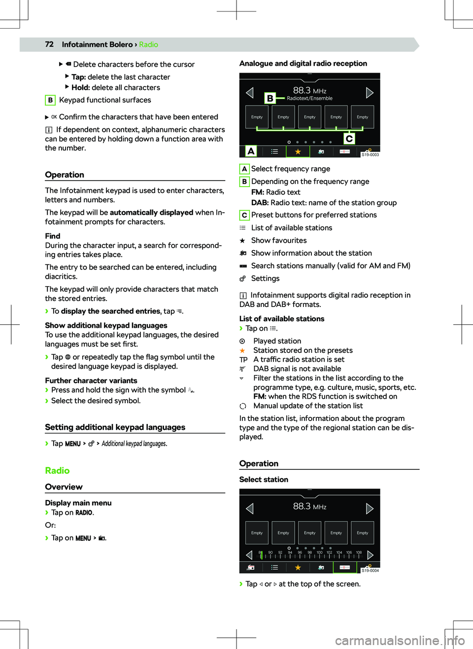 SKODA KAMIQ 2019  Owner´s Manual 
