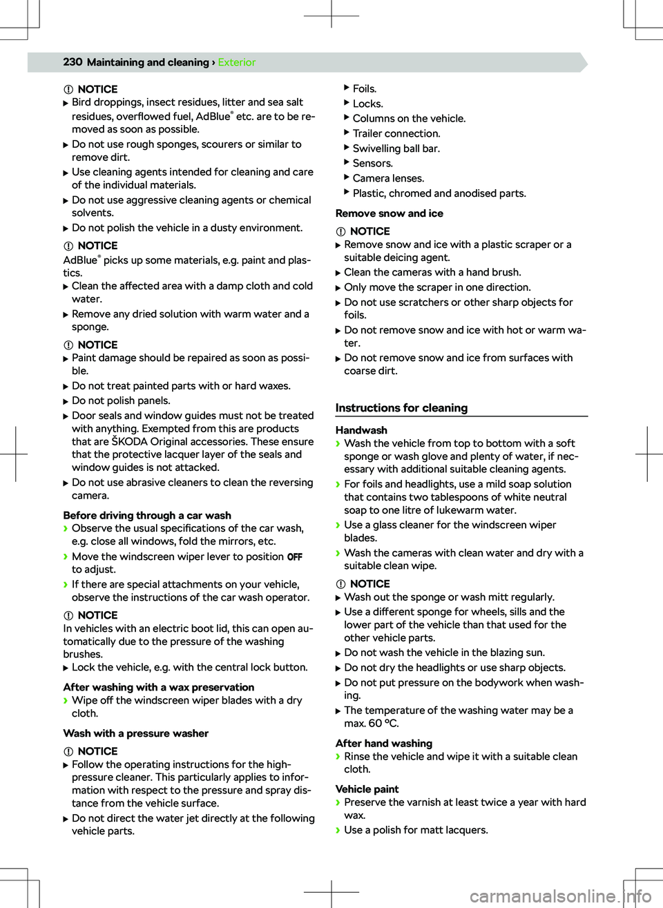 SKODA KODIAQ 2017  Owner´s Manual NOTICE
