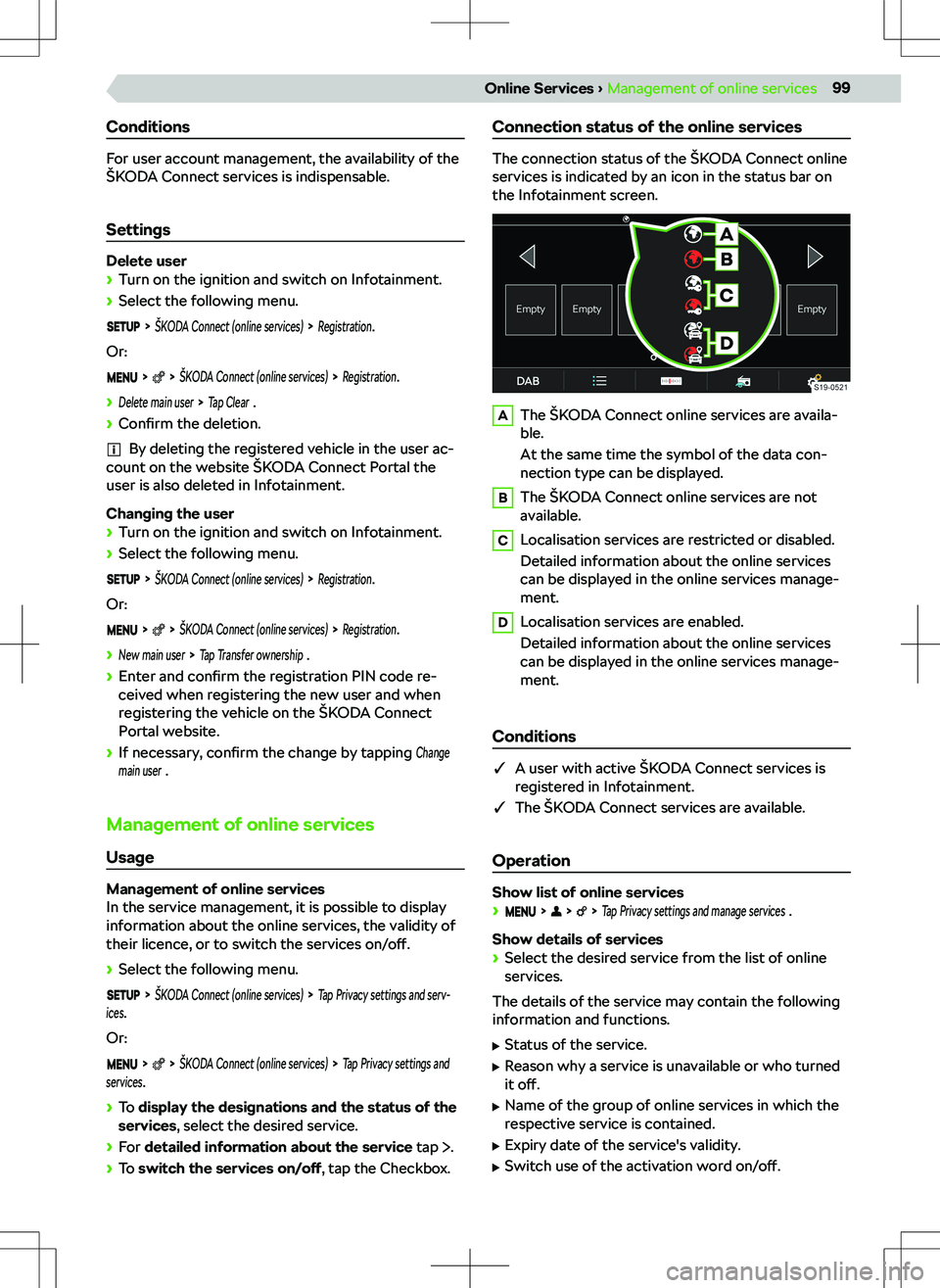 SKODA FABIA 2020  Owner´s Manual �C�