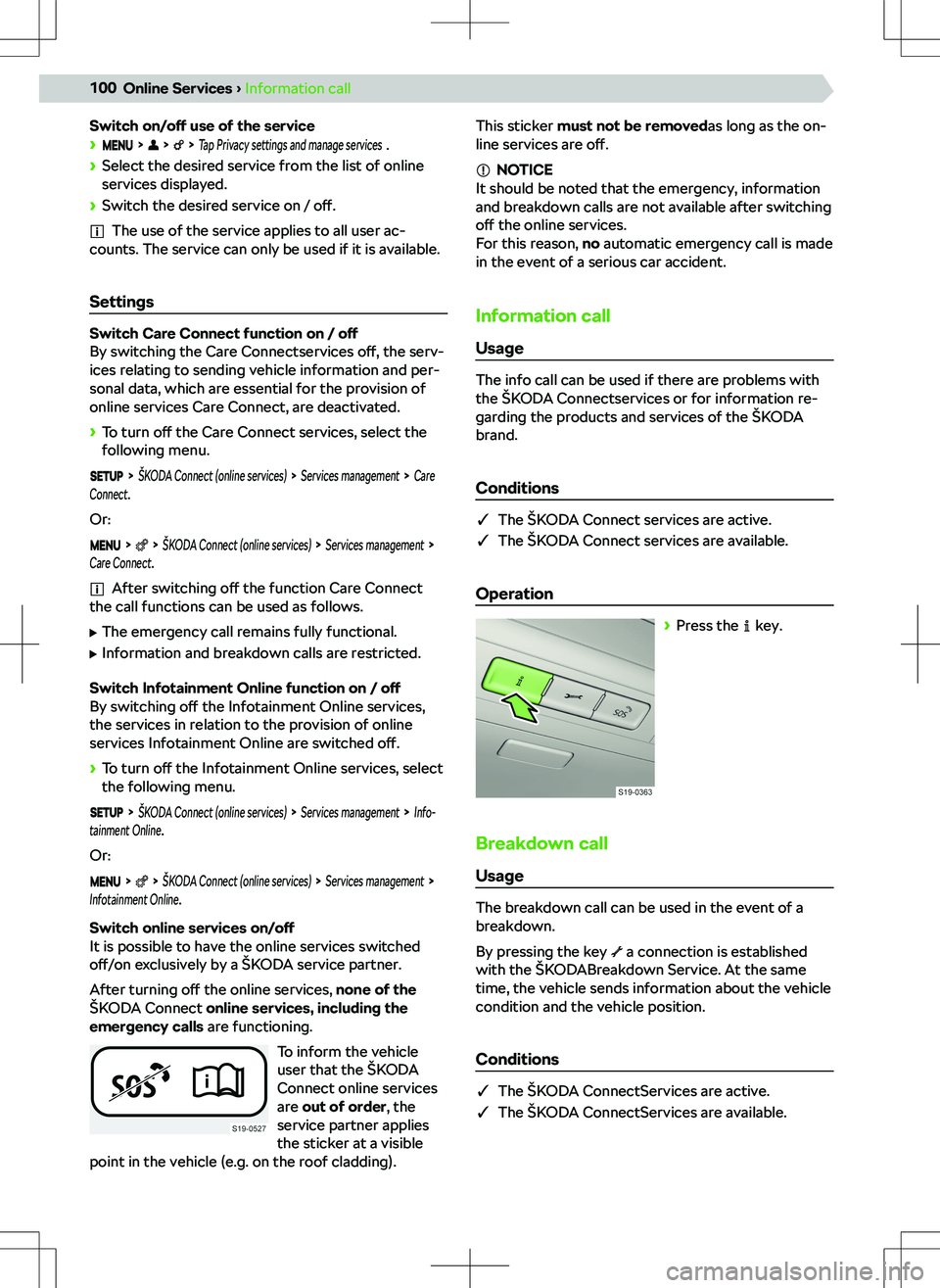 SKODA FABIA 2020  Owner´s Manual �[�w�