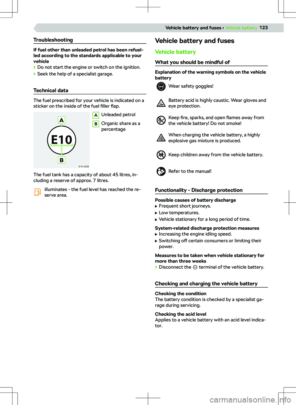 SKODA FABIA 2021  Owner´s Manual �b�r�