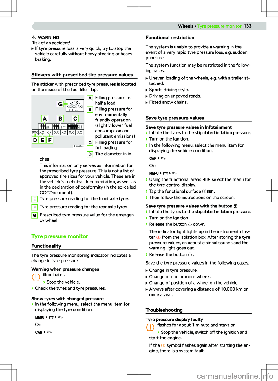 SKODA FABIA 2021  Owner´s Manual �W��R�N�-�N�G
�R�
