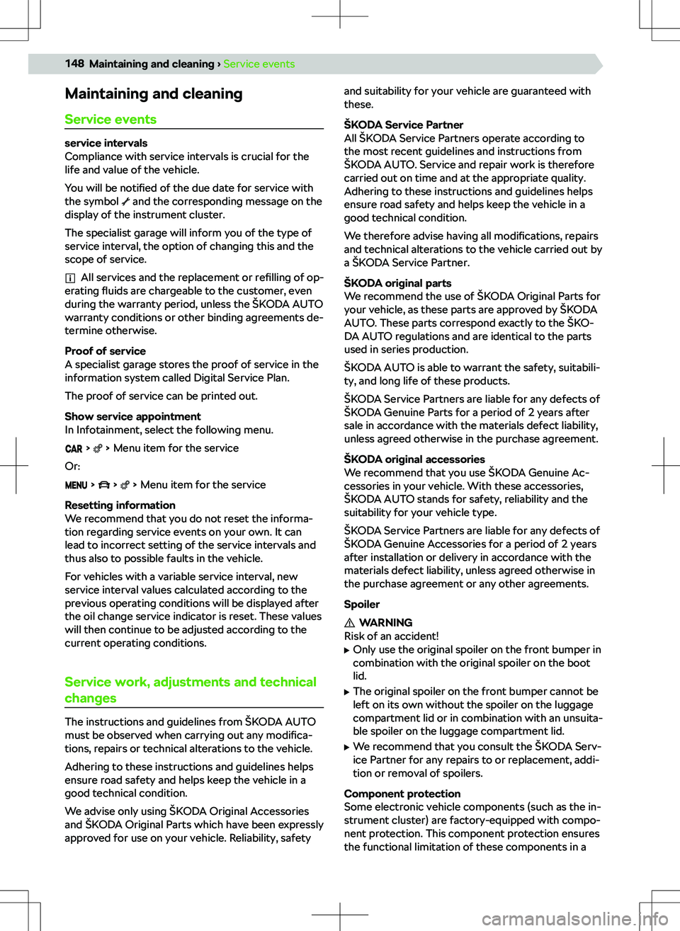 SKODA FABIA 2021  Owner´s Manual �M�