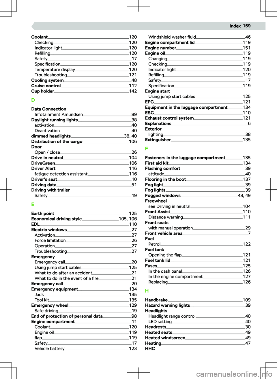 SKODA FABIA 2021  Owner´s Manual �C�