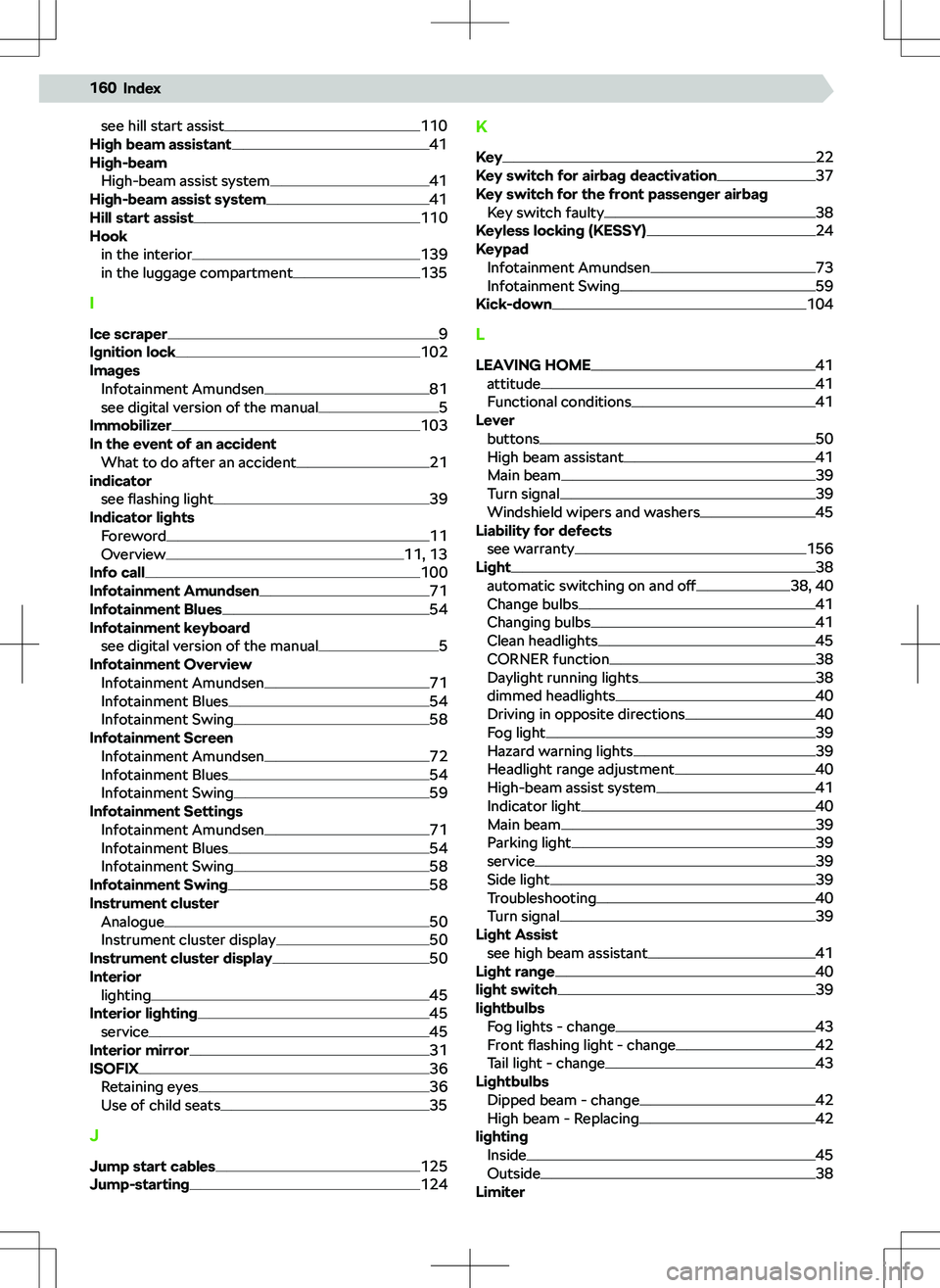 SKODA FABIA 2021  Owner´s Manual �