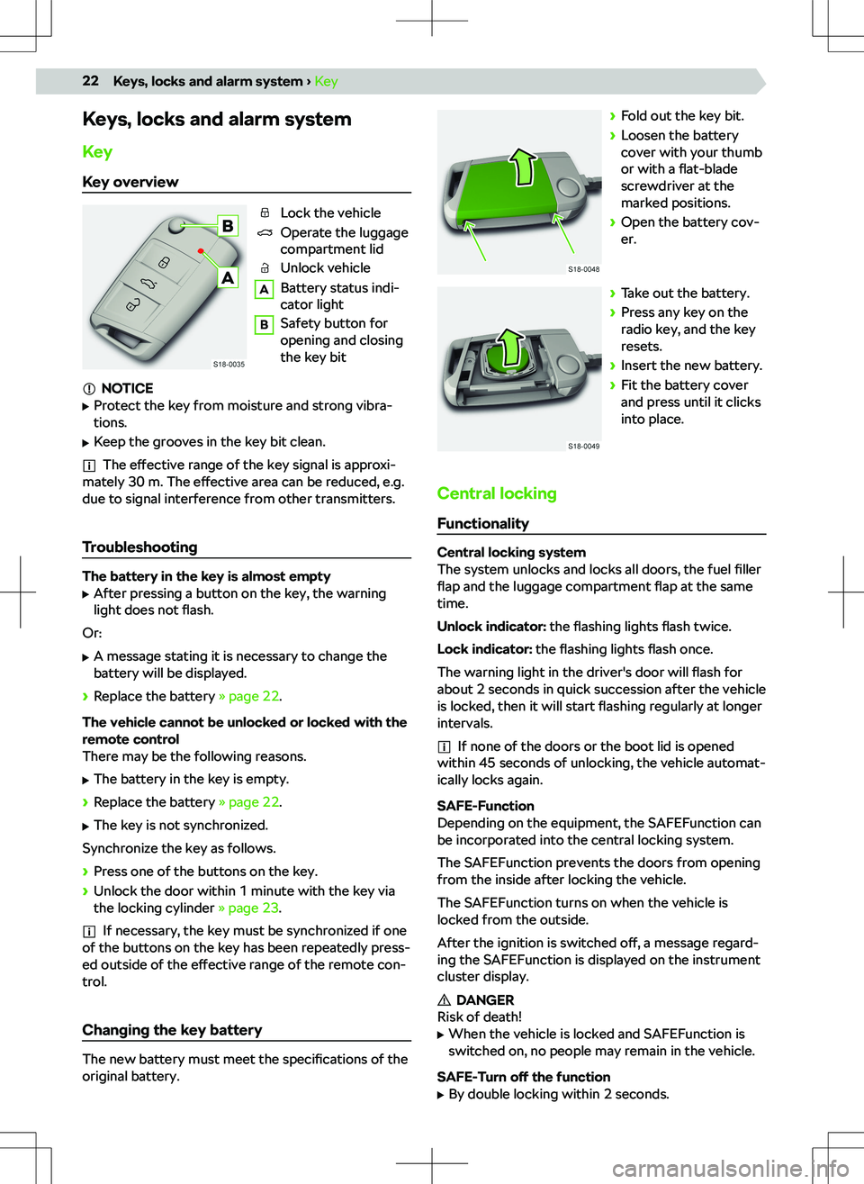 SKODA FABIA 2020  Owner´s Manual �:�