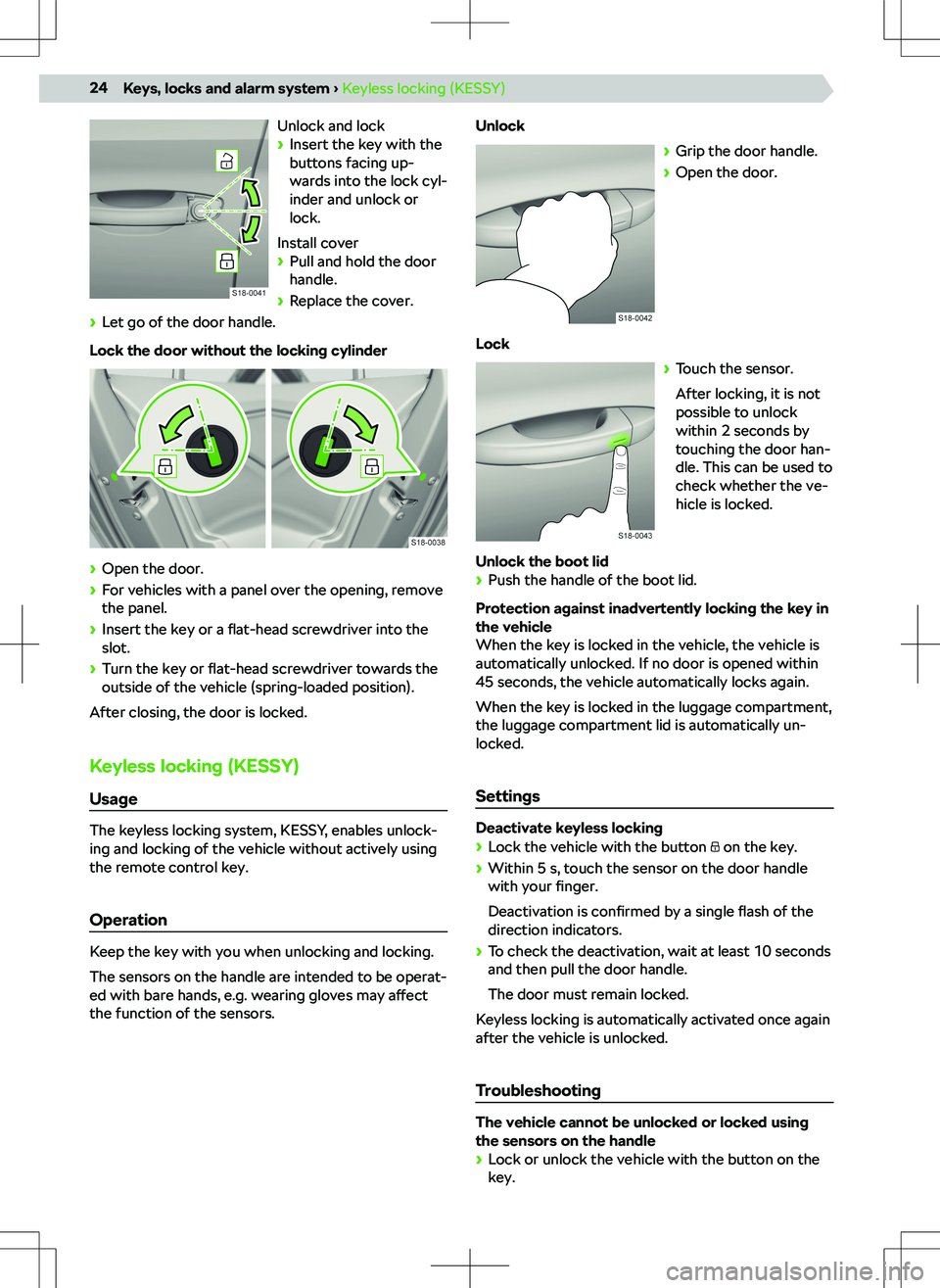 SKODA FABIA 2018  Owner´s Manual �g�n�