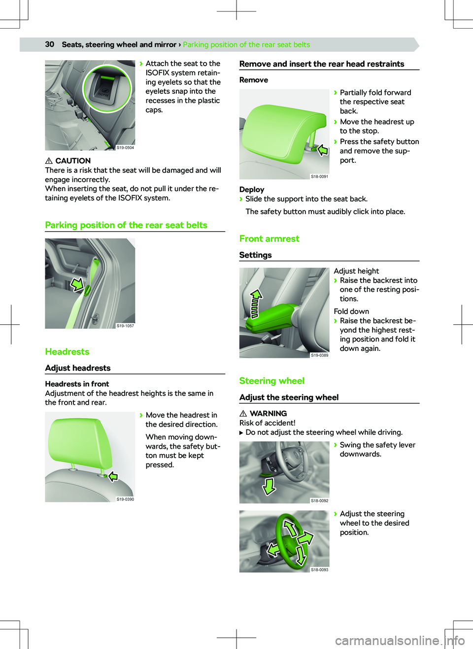 SKODA FABIA 2018  Owner´s Manual N��