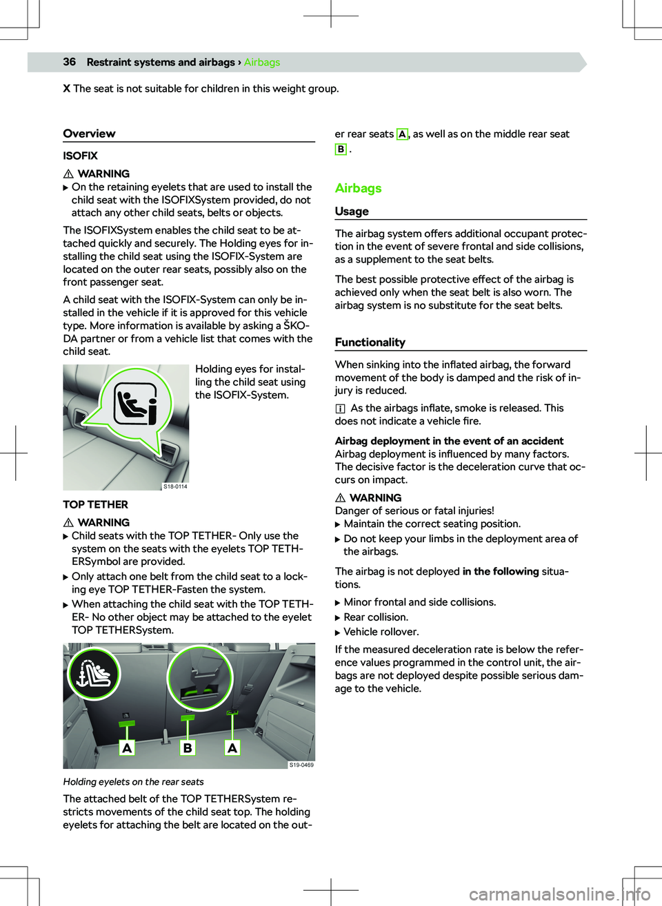 SKODA FABIA 2020  Owner´s Manual �X��b�