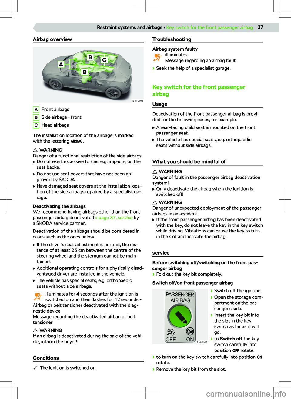 SKODA FABIA 2020  Owner´s Manual ��