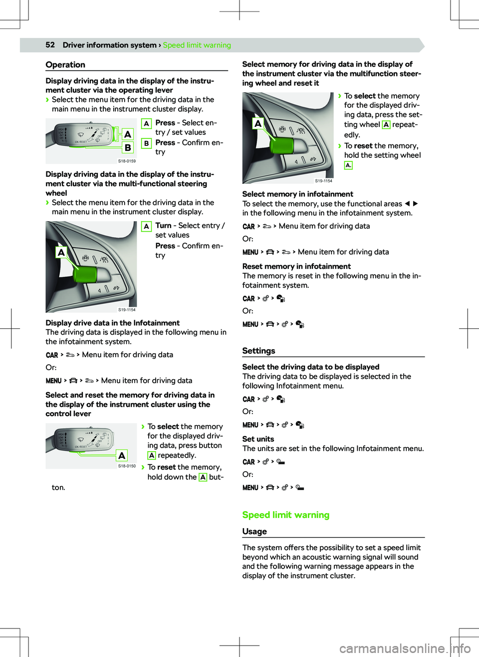 SKODA FABIA 2018  Owner´s Manual �I�