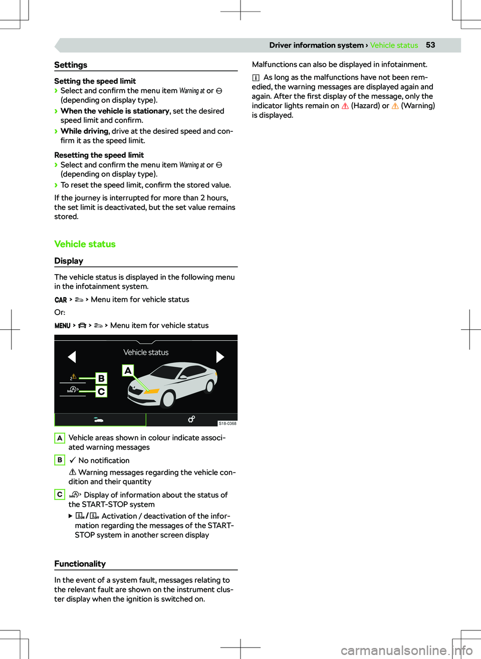 SKODA FABIA 2018  Owner´s Manual �[�