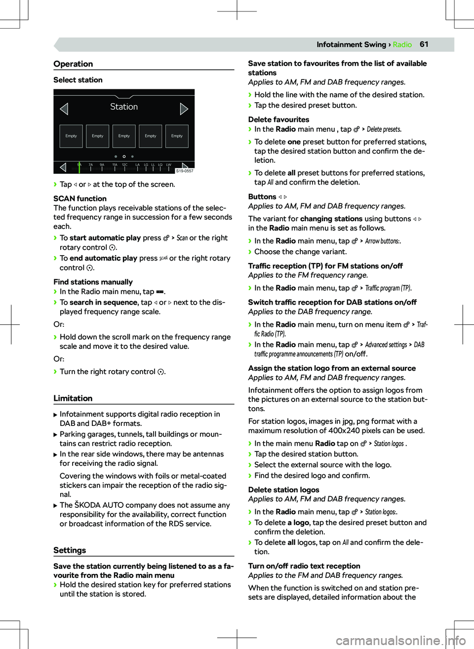 SKODA FABIA 2021  Owner´s Manual �I�
