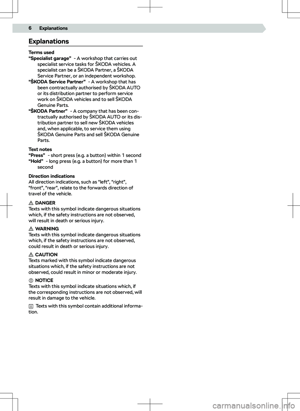 SKODA FABIA 2021  Owner´s Manual ��x�