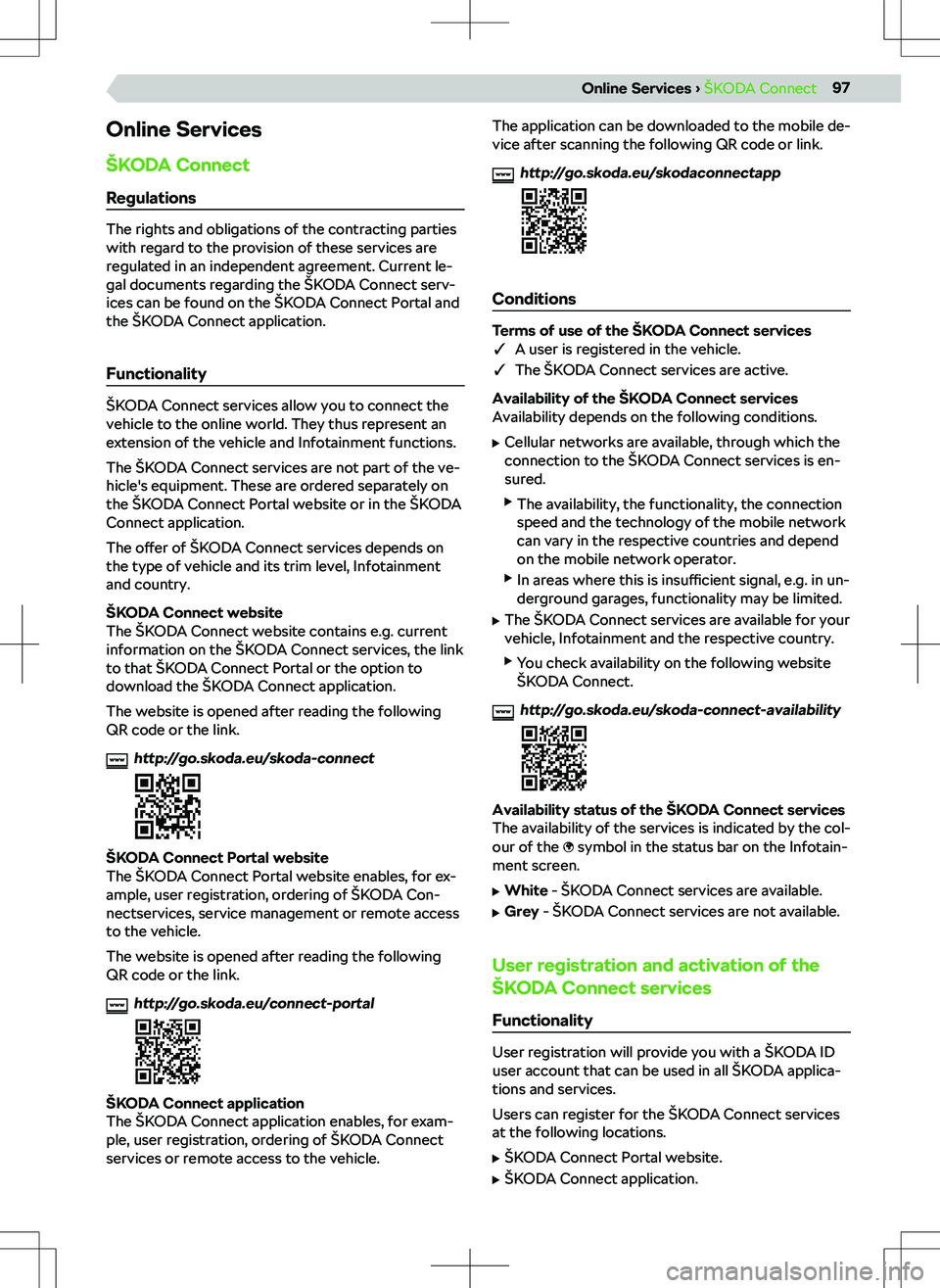 SKODA FABIA 2020  Owner´s Manual �I�n�