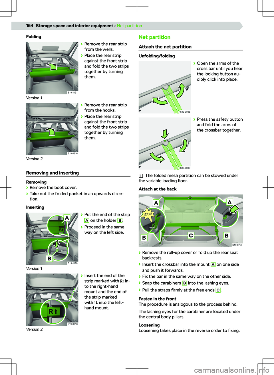 SKODA OCTAVIA 2022  Owner´s Manual Folding
