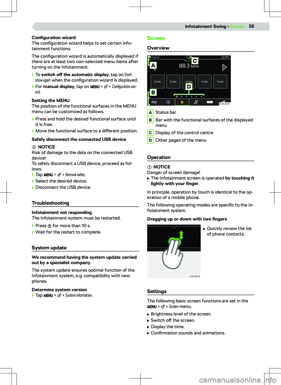 SKODA SCALA 2019  Owner´s Manual Con