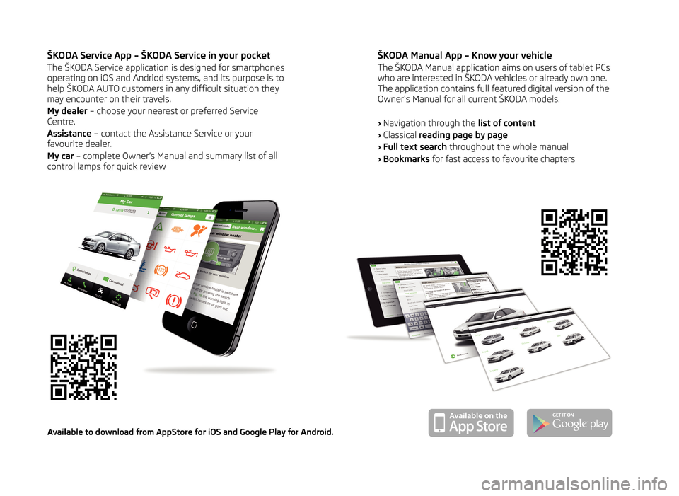 SKODA RAPID SPACEBACK 2013 1.G Owners Manual 