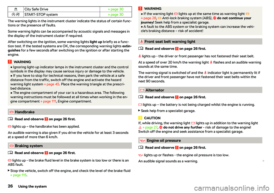 SKODA CITIGO 2018  Owners Manual �