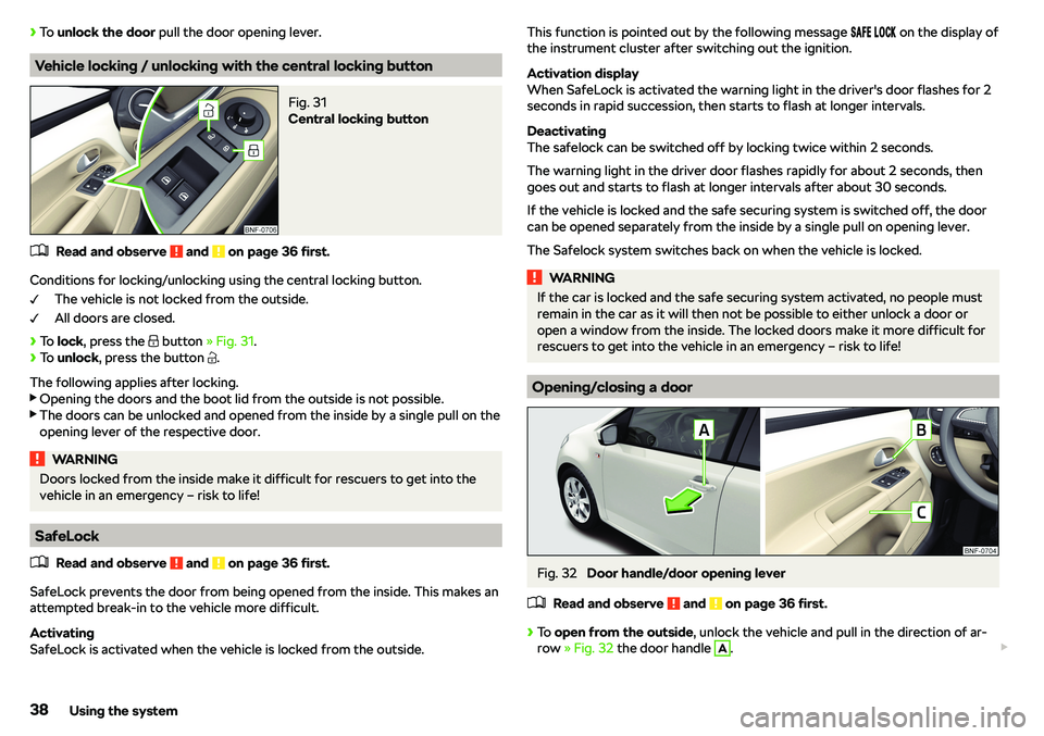 SKODA CITIGO 2018  Owners Manual 