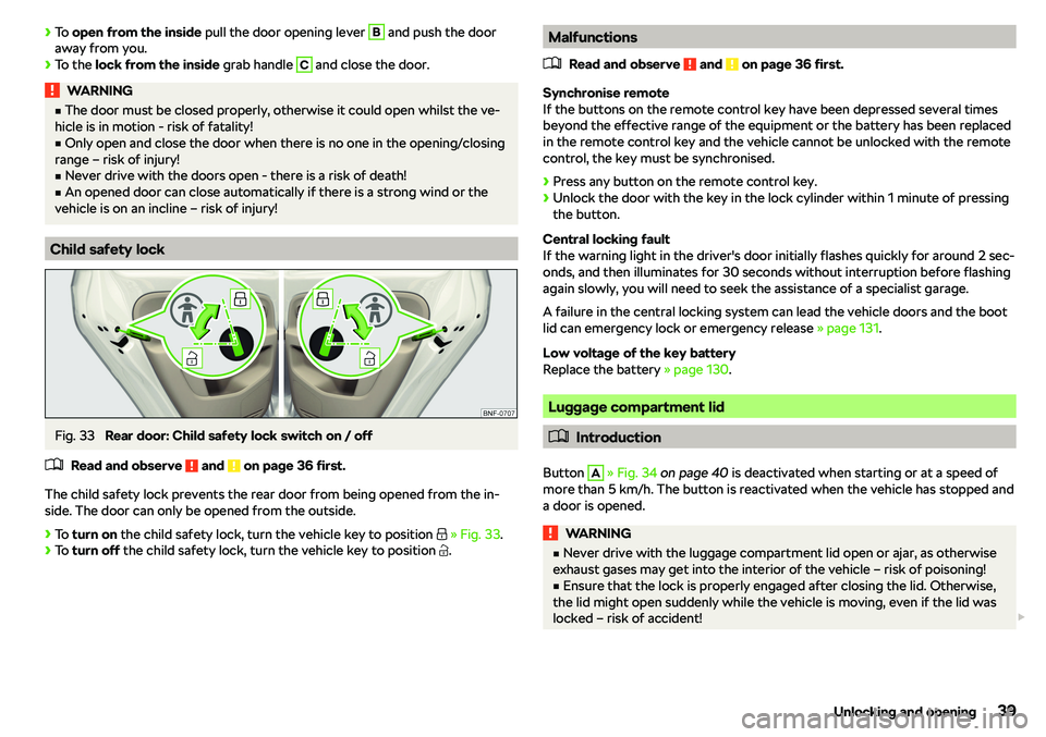 SKODA CITIGO 2018  Owners Manual 