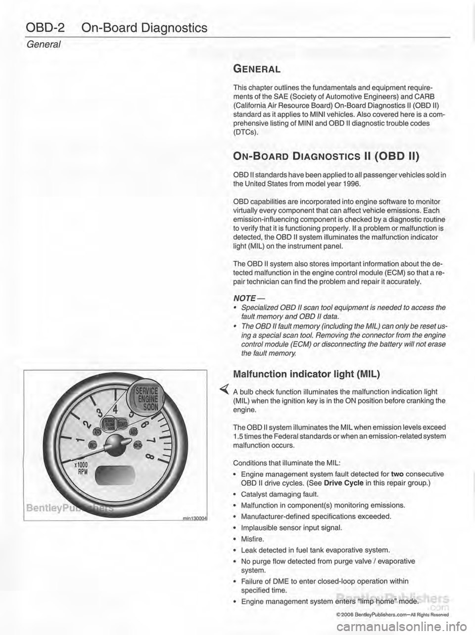 MINI COOPER 2002  Service Repair Manual 