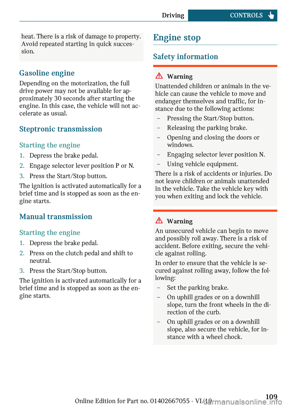 MINI CLUBMAN 2020  Owners Manual �
