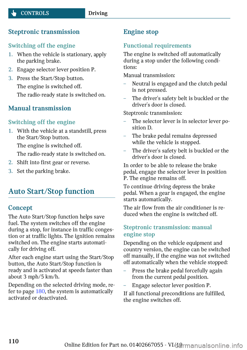 MINI CLUBMAN 2020  Owners Manual �d�