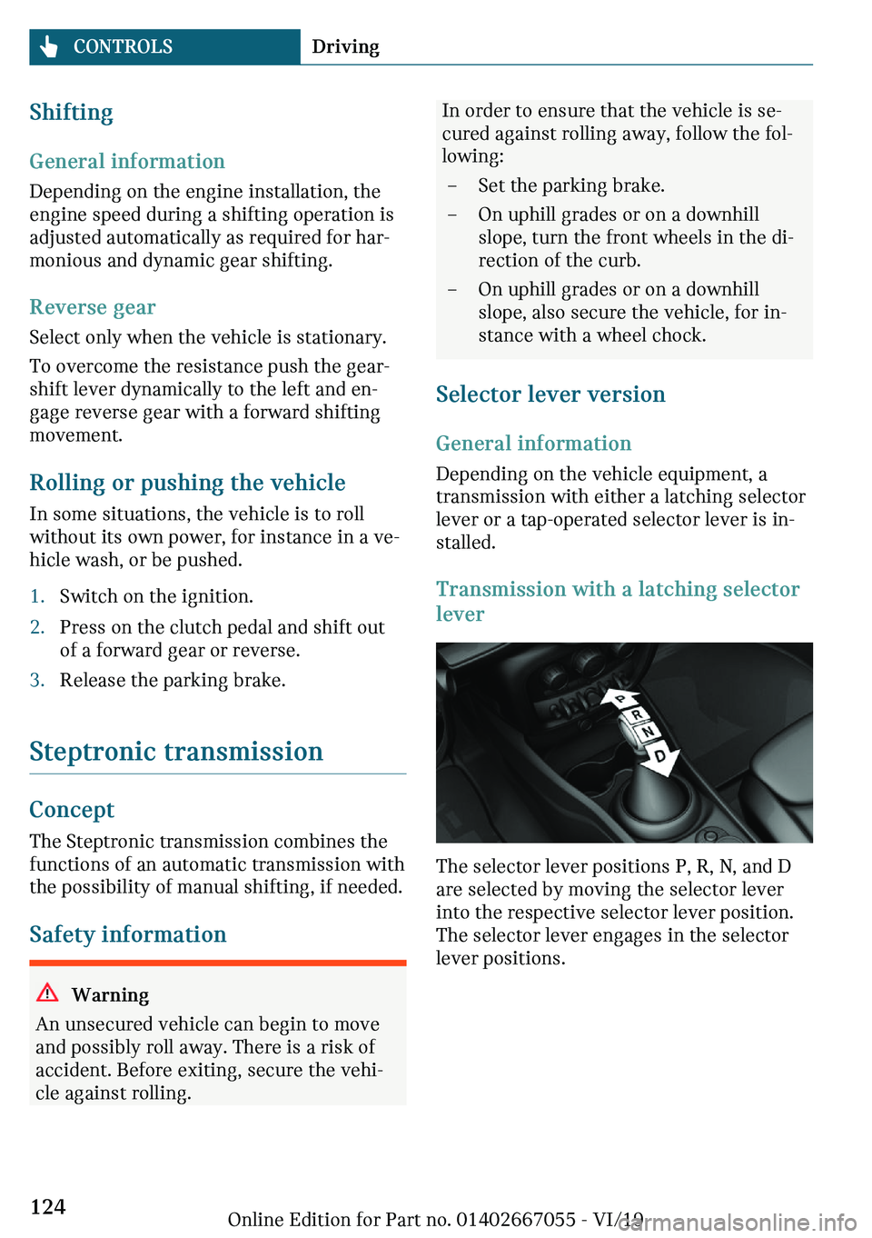 MINI CLUBMAN 2020  Owners Manual �d�
