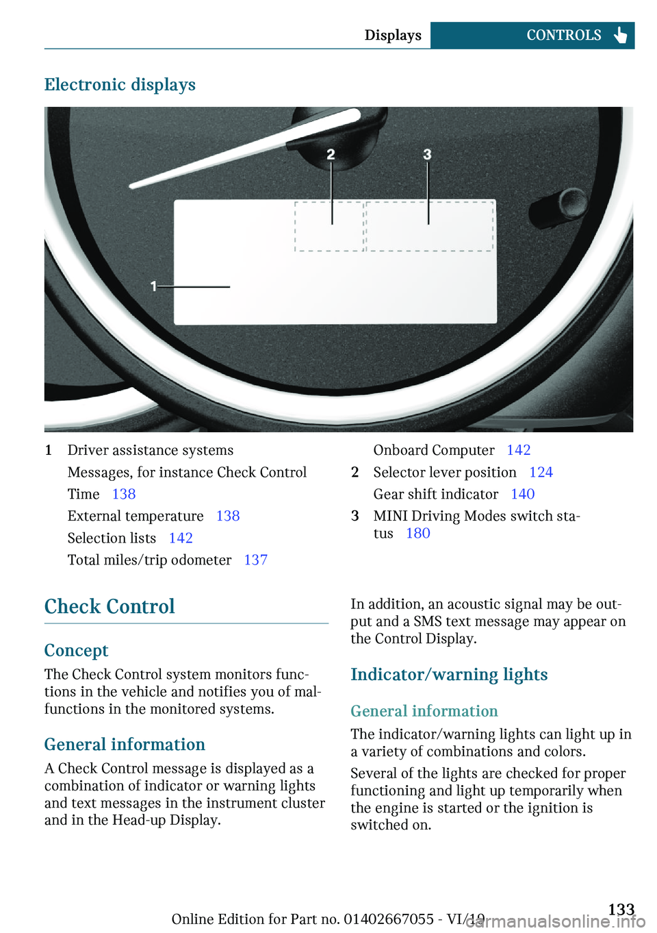 MINI CLUBMAN 2020  Owners Manual ��