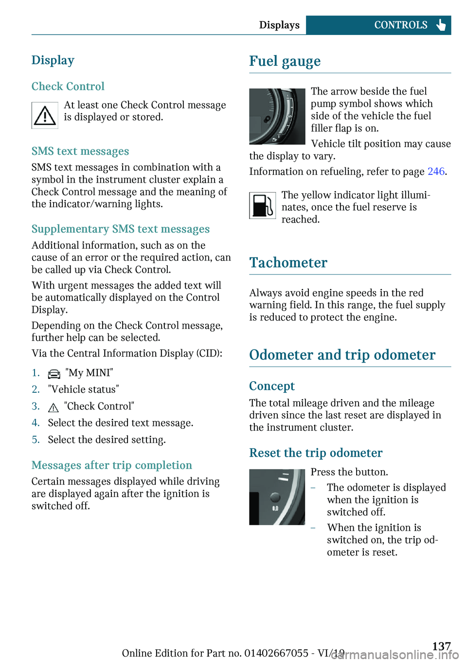 MINI CLUBMAN 2020  Owners Manual ��