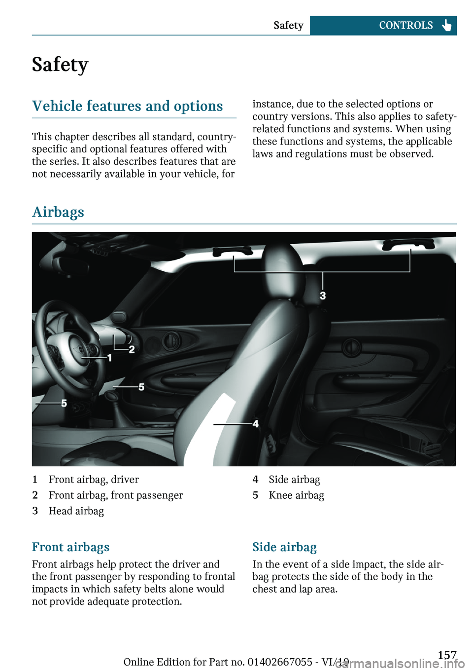 MINI CLUBMAN 2020  Owners Manual �d�