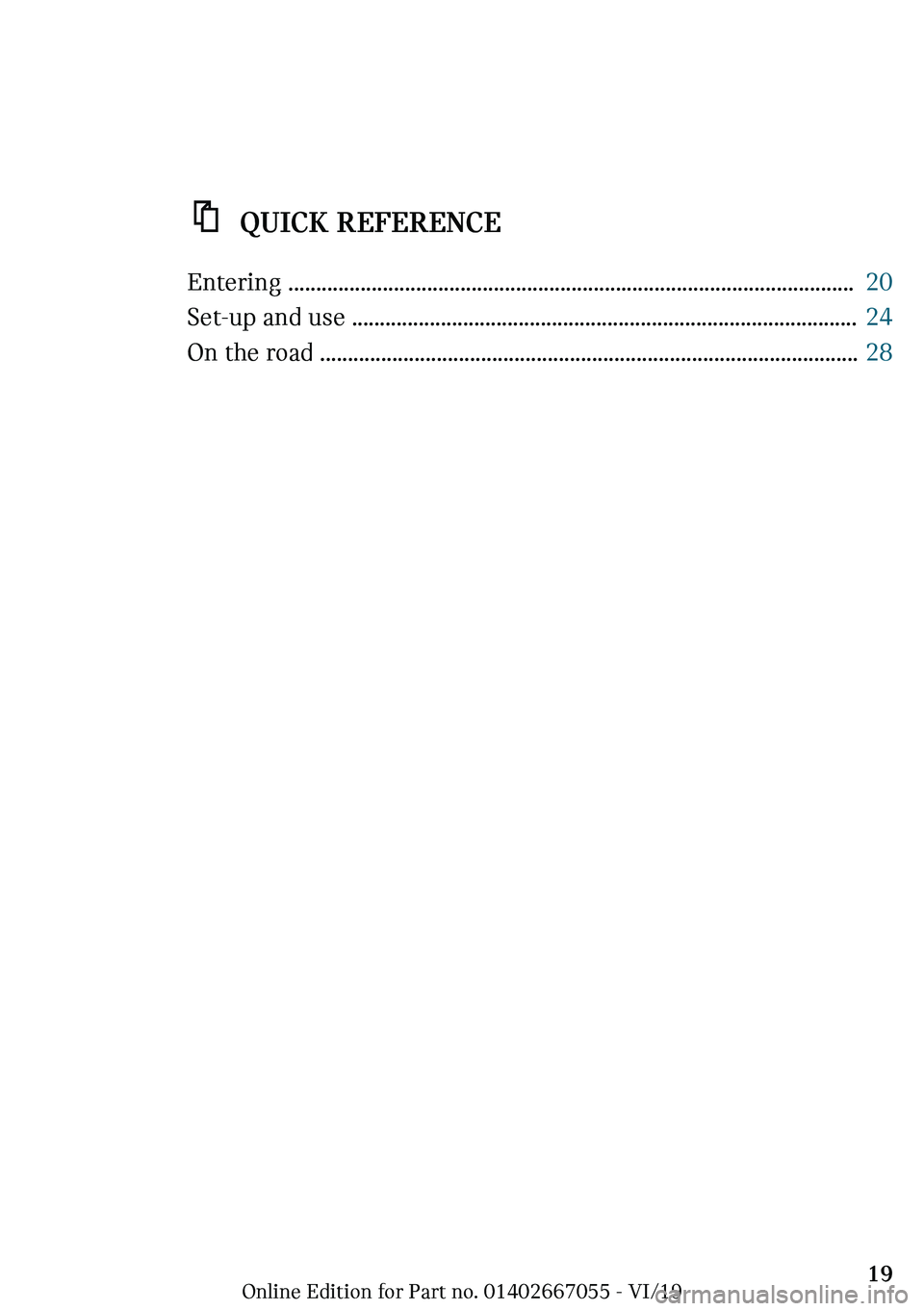 MINI CLUBMAN 2020  Owners Manual ���^�r�-�C�?��`��F��`��N�C�
��n�