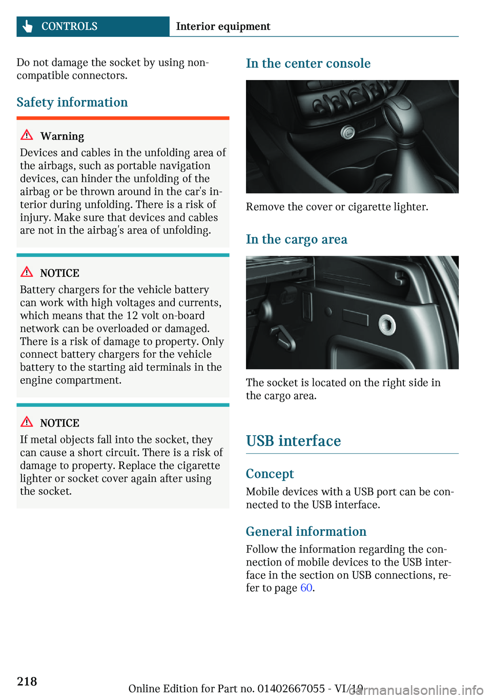 MINI CLUBMAN 2020  Owners Manual ��