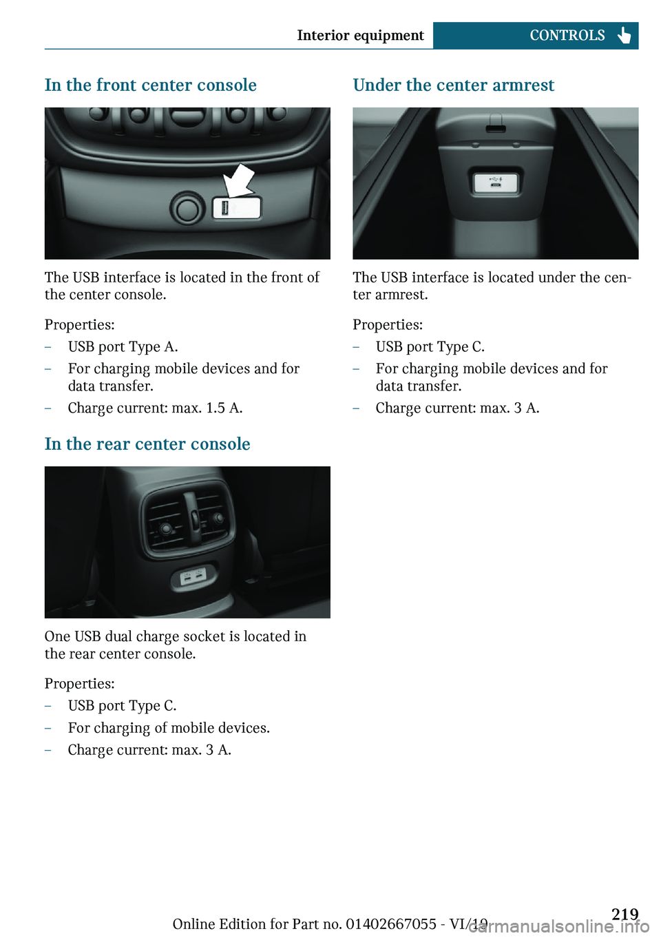 MINI CLUBMAN 2020  Owners Manual �-�n��